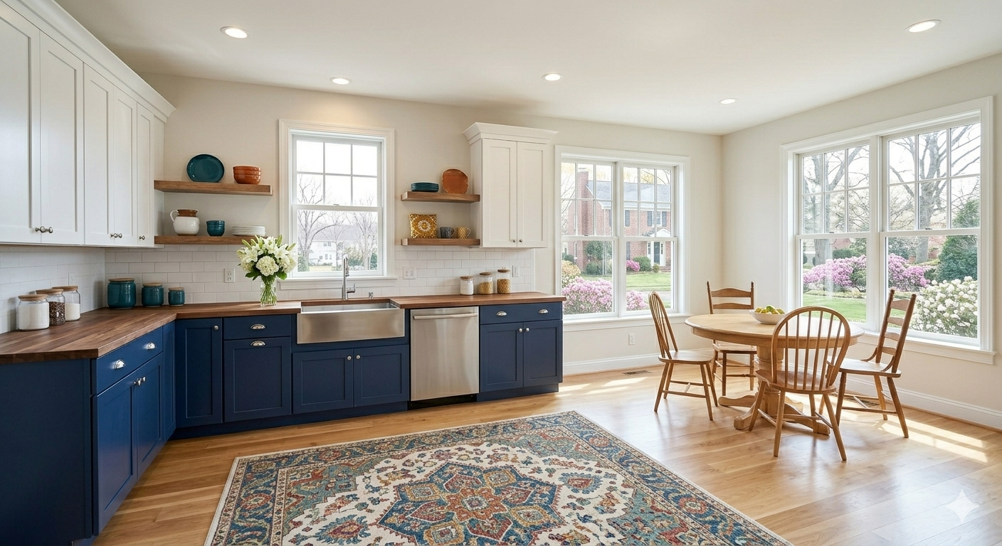 Spotless kitchen cleaned by Yadira's Cleaning