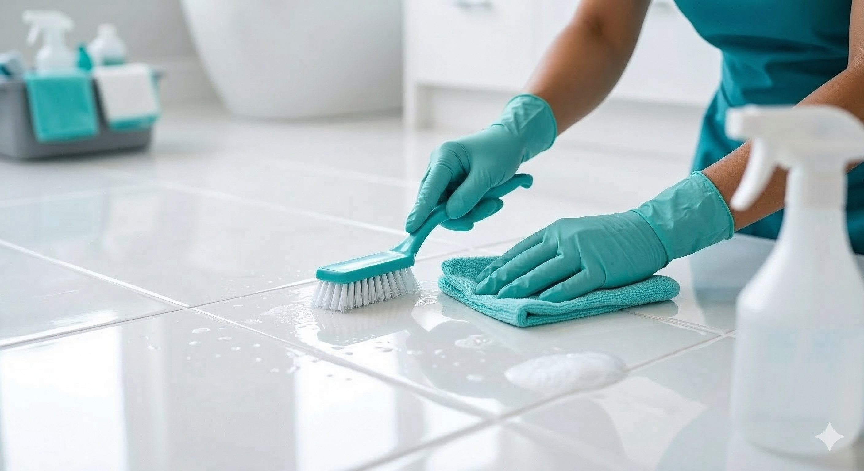 Deep cleaning a sparkling kitchen